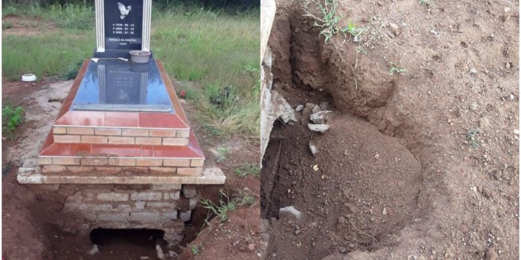 Robbers Steal a buried body in Limpopo-Image Source(Facebook/Bagolo news)