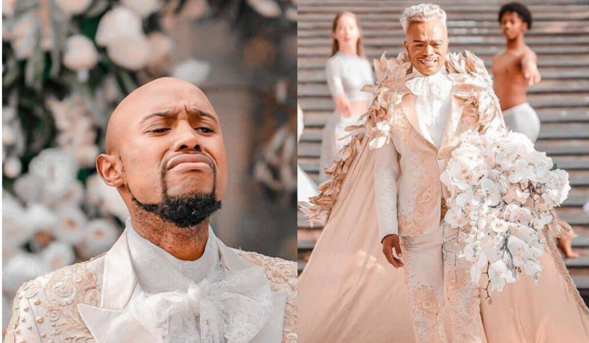 Mohale and Somizi on their wedding day-Image Source(Twitter)
