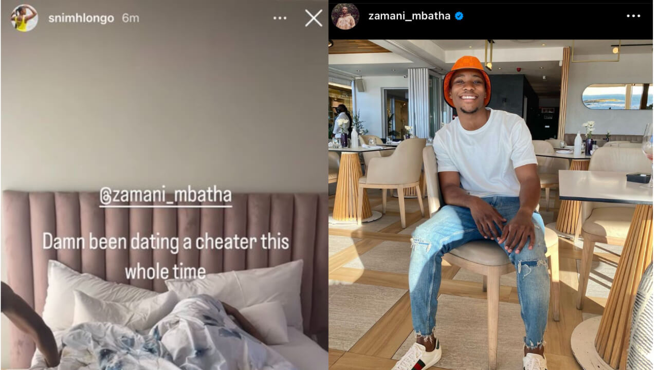 Caught In the Act | Social Media In Frenzy As Actor Zamani Mbatha Gets Exposed for Cheating By Girlfriend