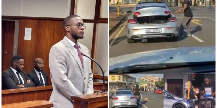 Mercedes Benz Driver Caught looting pleads guilty