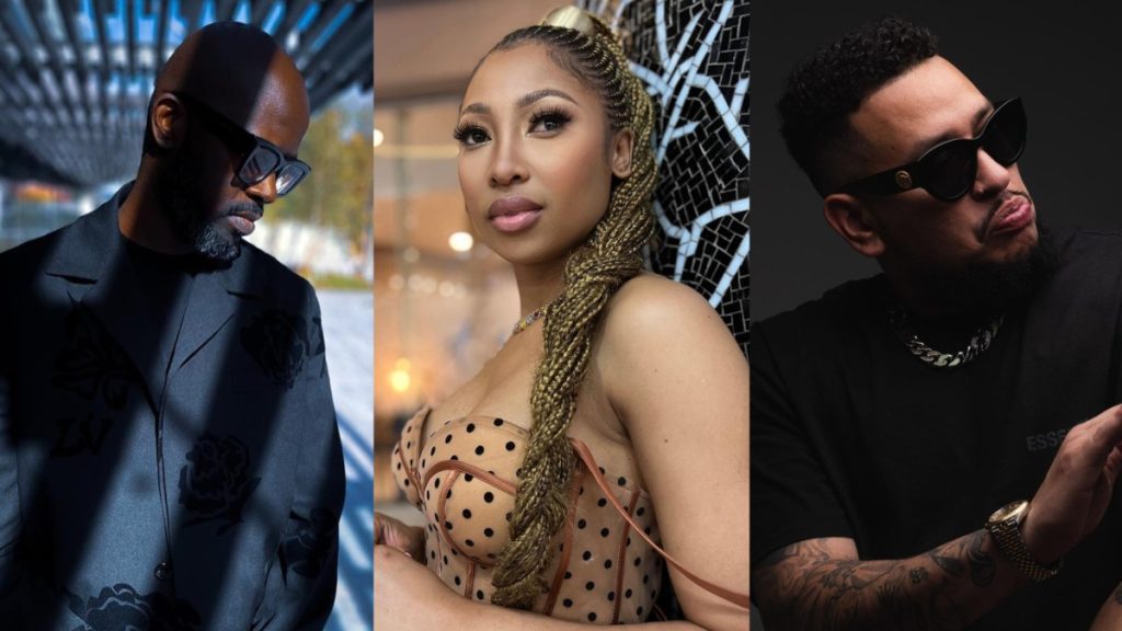 Enhle Mbali Caught In Alleged Love Triangle With AKA And Black Coffee
