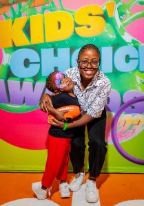 Lethu and Ntombi Bhengu at the Kids Choice Awards