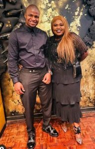 Gogo Maweni celebrates annoversary with husband