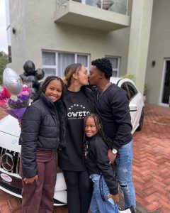 Kagiso Modupe gifts his wife a car-Image Source@Twitter