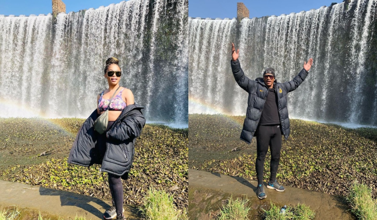 Kelly Khumalo and Mthokozisi Yende Spotted Outing at the Same Game Reserve