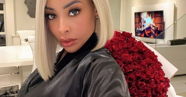 Stunning Pictures Khanyi Mbaus Captivating New Look Leaves Fans In