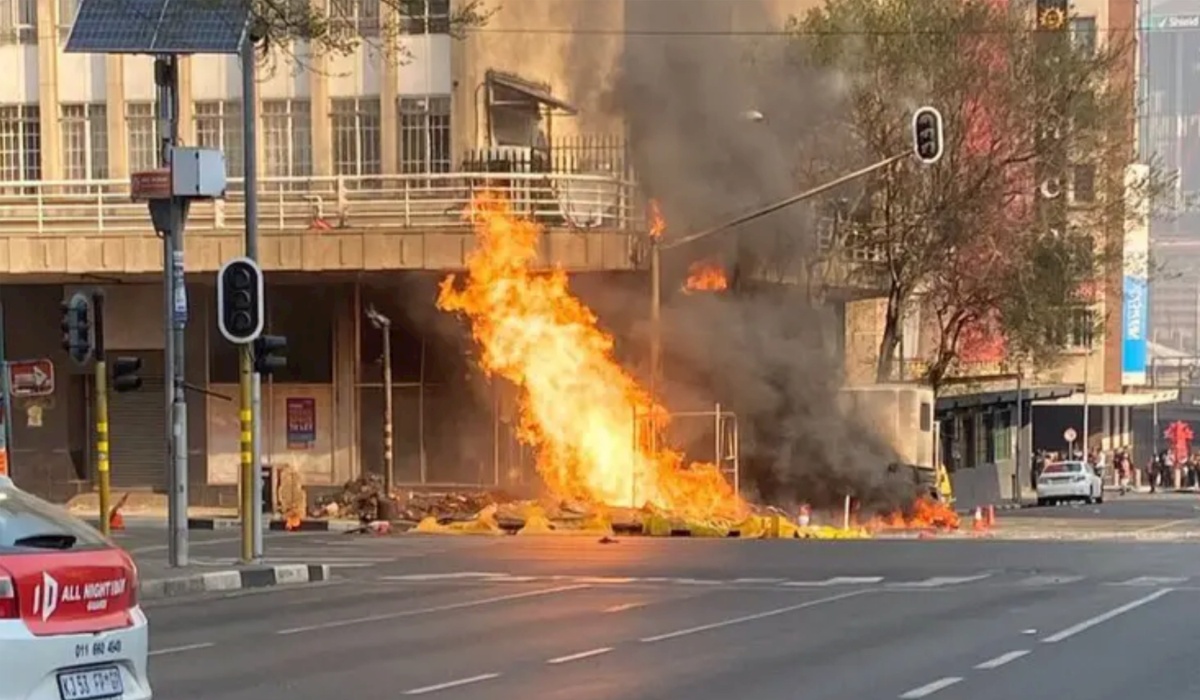 Braamfontein gas Explosion