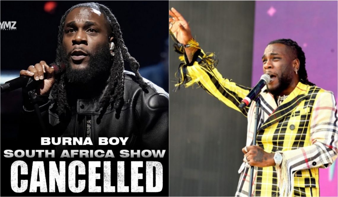 South Africa Celebrates As Burna Boy's Concert Gets Cancelled - Zoom