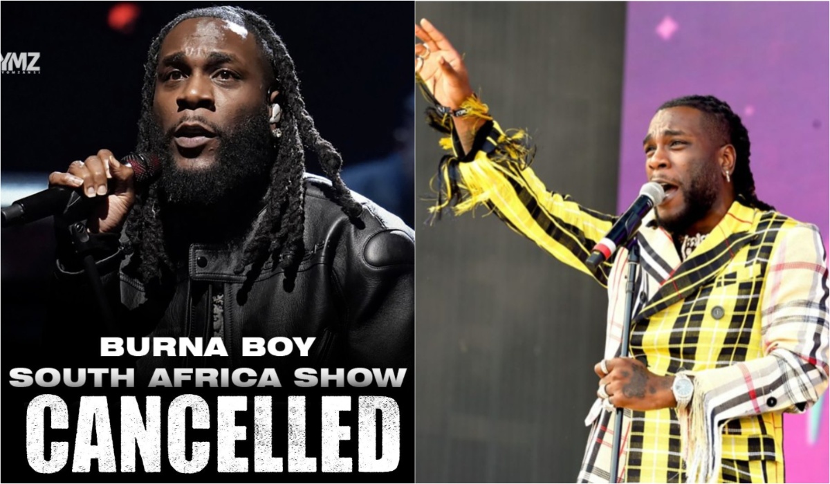 Burna Boy South African concert cancelled