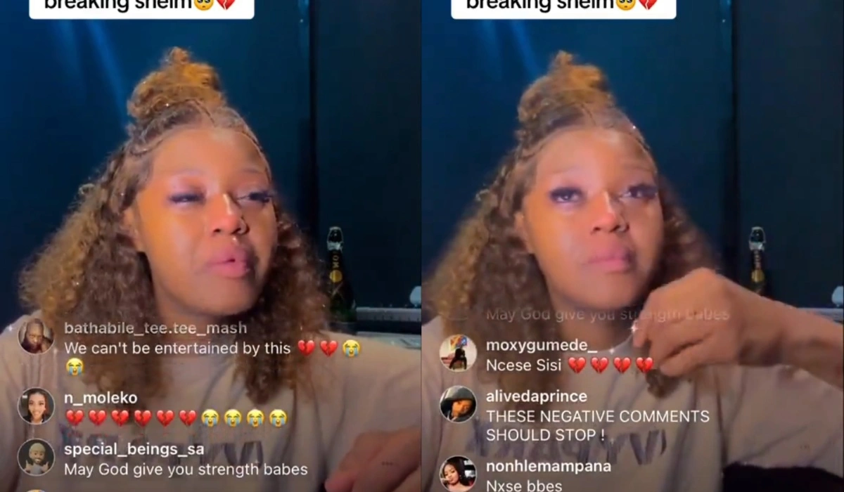 Babes Wodumo Falls Asleep During Instagram Live After Going on a Rant,