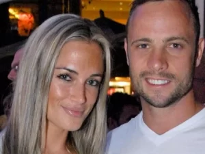 Oscar Pistorius and his late girlfriend