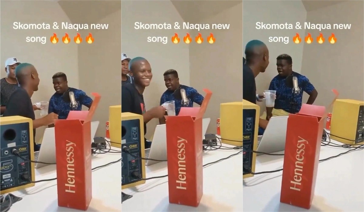 Video of Skomota Singing in Studio Sets Social Media Abuzz