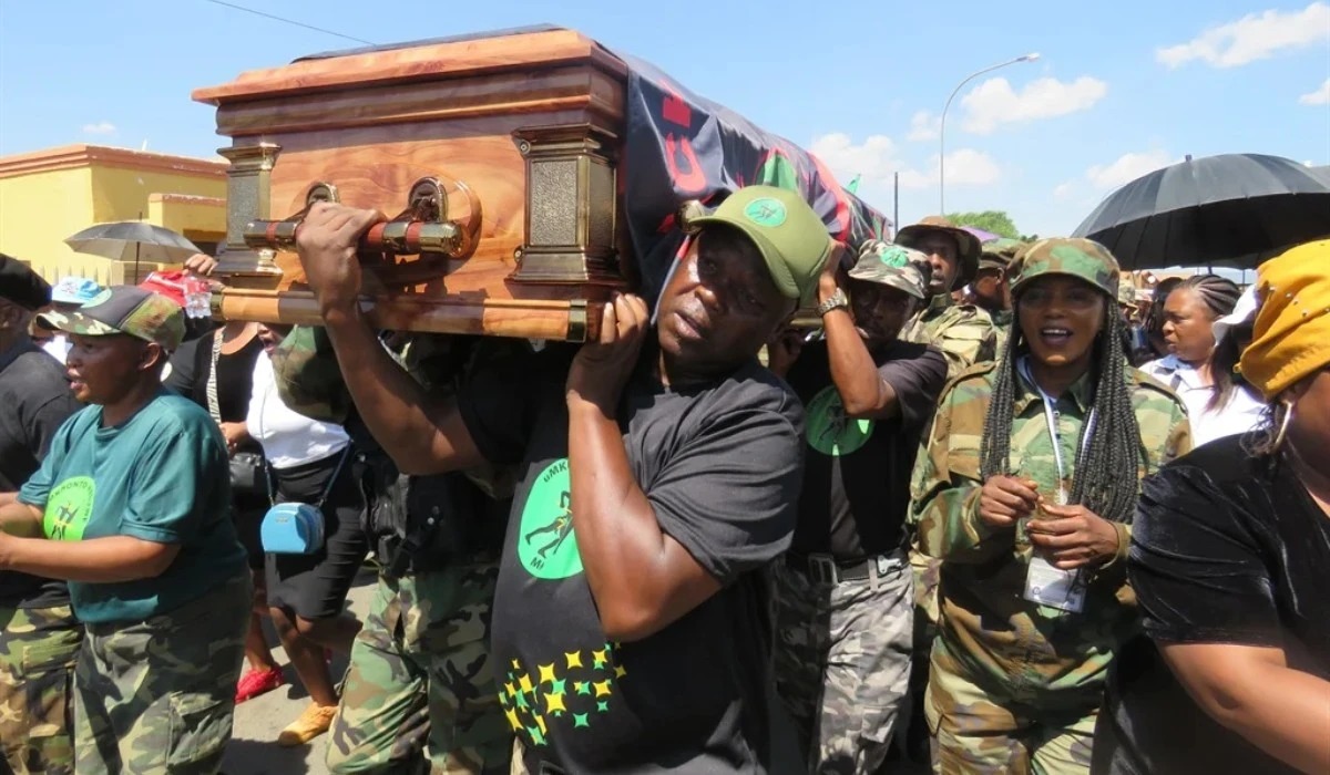 Mourners Coffin Police Station