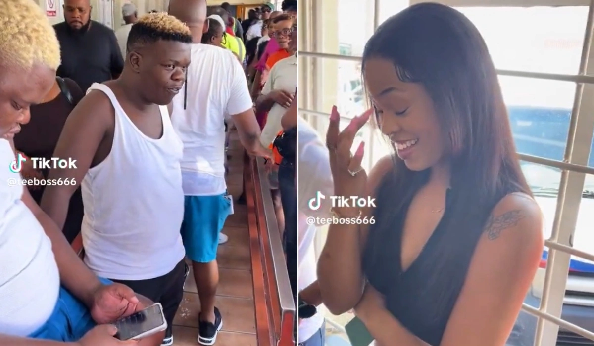 Mzansi Raves About Skomota After He is Caught on Camera Flirting with a Baddie 