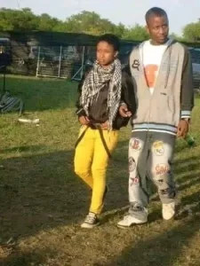 Cassper Nyovest and Pulane old picture