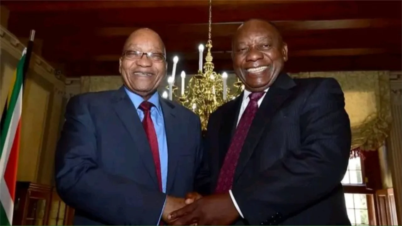 Jacob Zuma and Ramaphosa