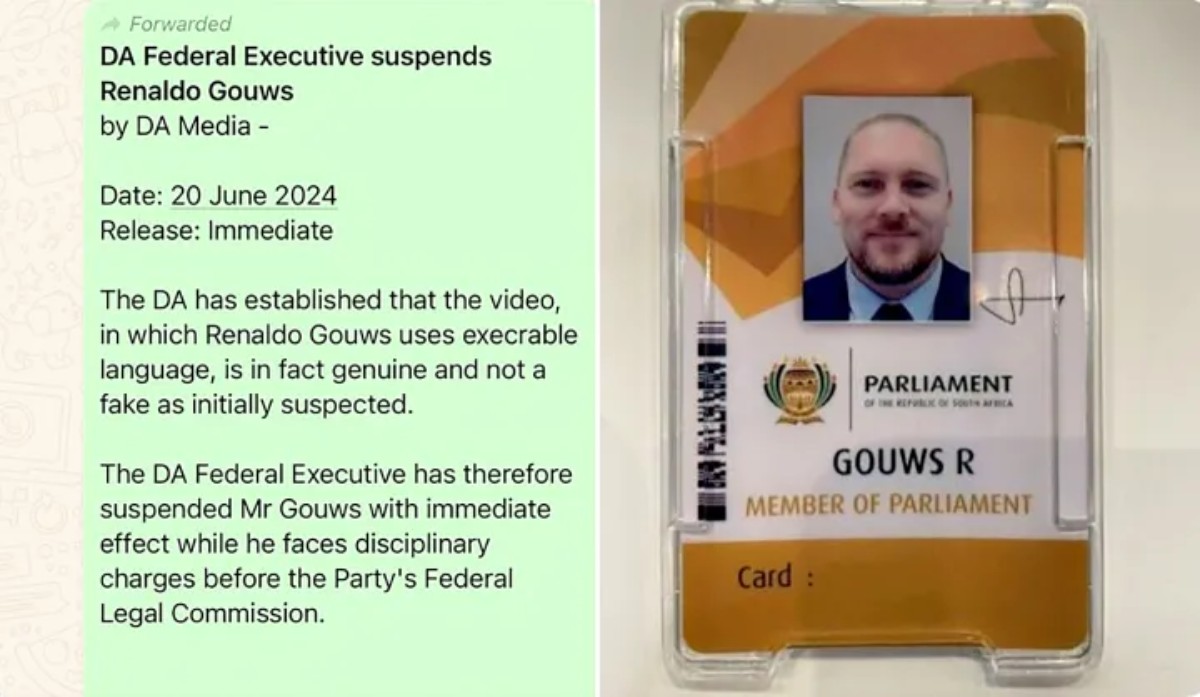 Renaldo Gouws Rights Commission
