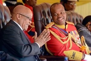 King Mswati and Jacob Zuma