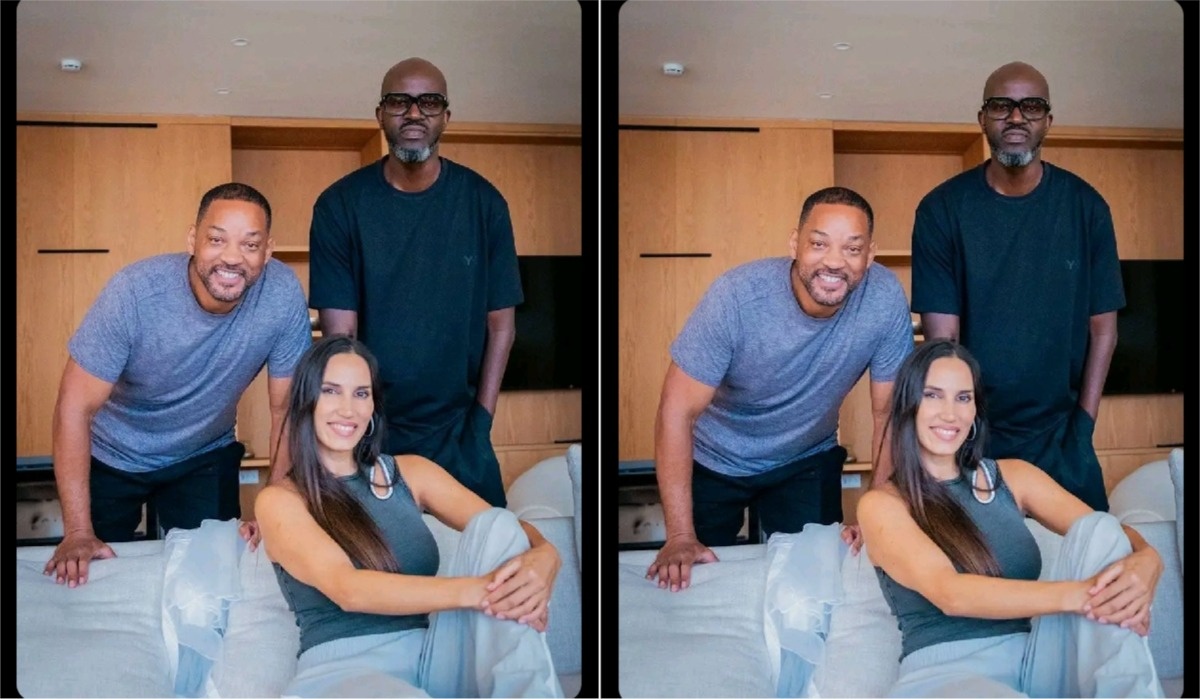 Black Coffee Hangs out with Will Smith and India Martinez at Ibiza