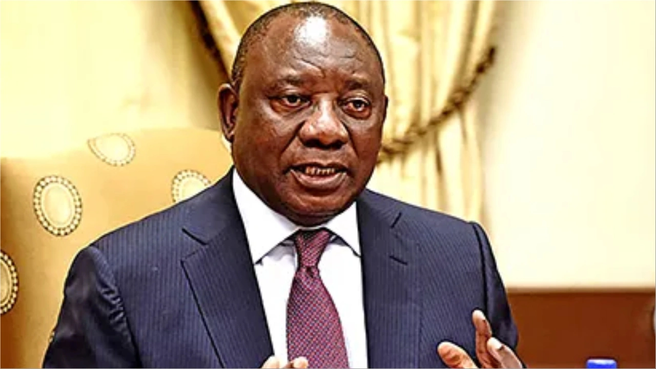 ramaphosa eye infection